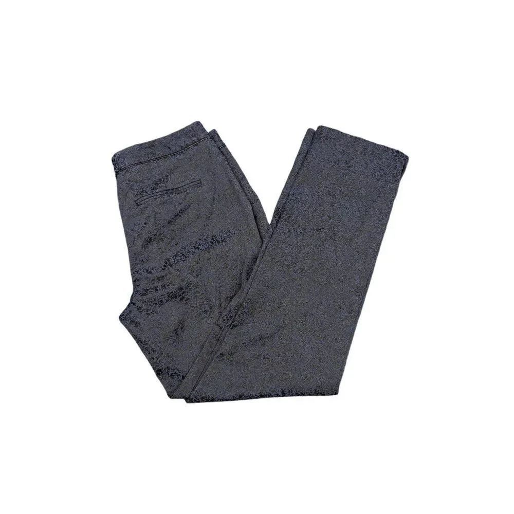 Dana Buchman Velvet Blue/Black Ankle Short pant Women's Size 4